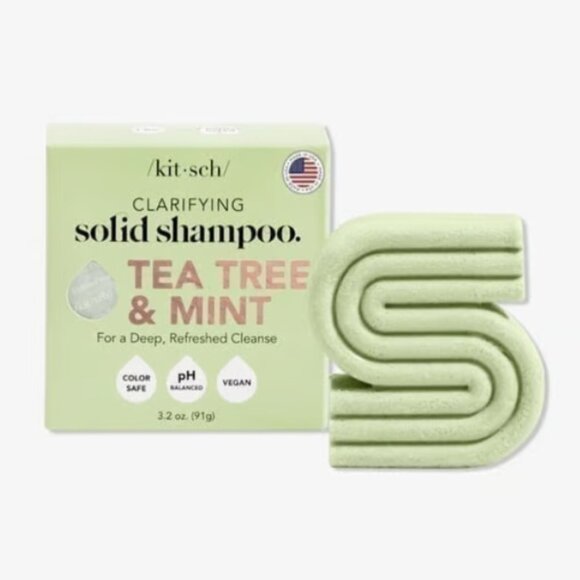 NEW✅Kitsch Tea Tree&Mint Clarifying Shampoo OR Conditioner Bar - Picture 6 of 8